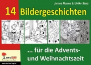 Kniha 14 Bildergeschichten ... für die Advents- und Weihnachtszeit Janine Manns