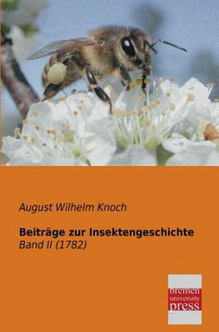 Book Beitrage Zur Insektengeschichte August W. Knoch