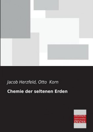 Книга Chemie Der Seltenen Erden J Herzfeld
