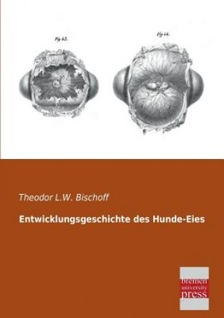 Knjiga Entwicklungsgeschichte Des Hunde-Eies Theodor L W Bischoff