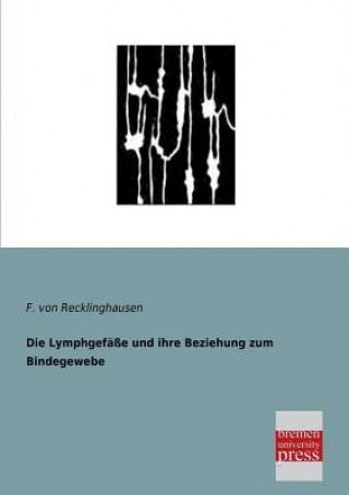 Kniha Lymphgefasse Und Ihre Beziehung Zum Bindegewebe Friedrich von Recklinghausen