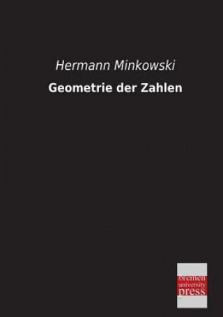 Kniha Geometrie Der Zahlen Hermann Minkowski