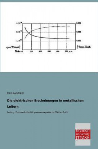 Kniha Elektrischen Erscheinungen in Metallischen Leitern Karl Baedeker