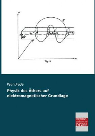 Książka Physik des AEthers auf elektromagnetischer Grundlage Paul Drude