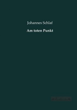 Libro Am toten Punkt Johannes Schlaf