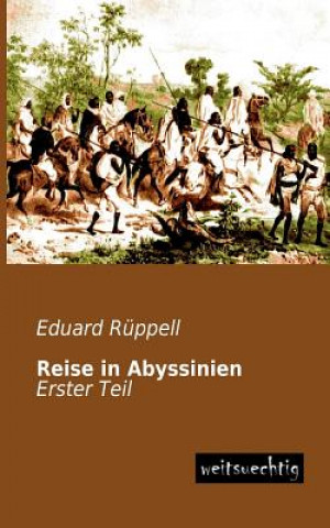 Carte Reise in Abyssinien Eduard Ruppell