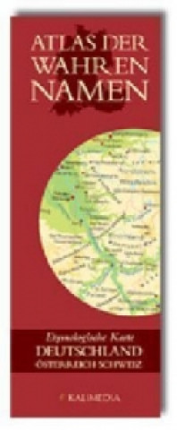 Nyomtatványok Atlas der Wahren Namen, Etymologische Karte Deutscher Sprachraum 