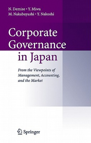 Kniha Corporate Governance in Japan Nobuyuki Demise