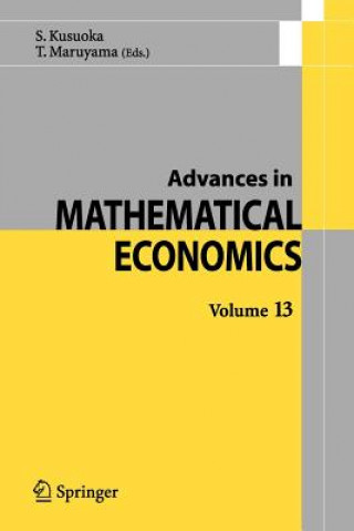 Carte Advances in Mathematical Economics Volume 13 Shigeo Kusuoka
