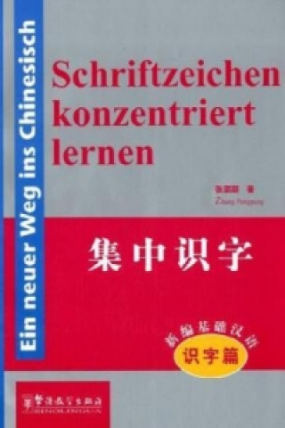 Książka Schriftzeichen konzentriert lernen Zhang Pengpeng