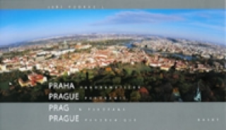 Kniha Praha panoramatická (ČJ, AJ, NJ, FJ) Jiří Podrazil