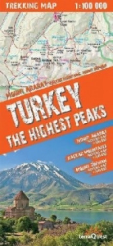 Articles imprimés terraQuest Trekking Map Turkey terraQuest