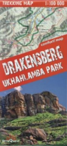 Prasa terraQuest Trekking Map Drakensberg & Ukhahlamba Park terraQuest