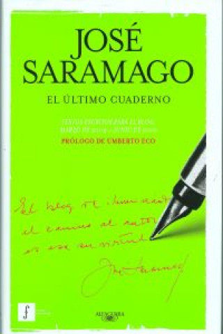 Kniha El ultimo cuaderno José Saramago