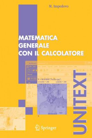 Kniha Matematica Generale Con Il Calcolatore Michele Impedovo
