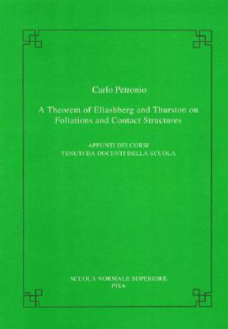 Carte A theorem of Eliashberg and Thurston on foliations and contact structures Carlo Petronio