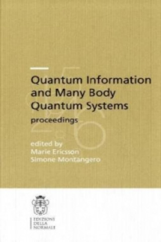 Könyv Quantum Information and Many Body Quantum Systems Marie Ericsson