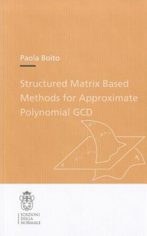 Kniha Structured Matrix Based Methods for Approximate Polynomial GCD Paola Boito