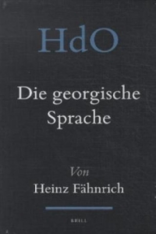 Kniha Die georgische Sprache Heinz Fahnrich