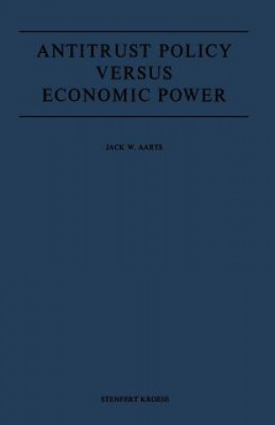 Knjiga Antitrust Policy versus Economic Power J.W. Aarts