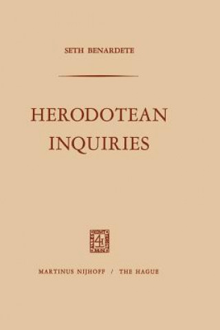 Knjiga Herodotean Inquiries S. Benardete