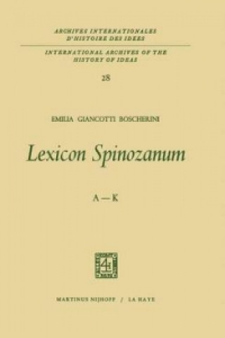 Książka Lexicon Spinozanum Emilia Giancotti Boscherini