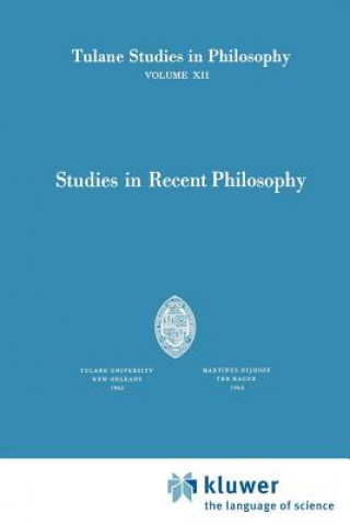 Book Studies in Recent Philosophy Andrew J. Reck