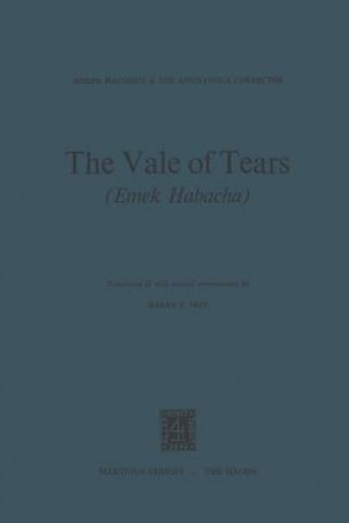 Book Vale of Tears (Emek Habacha) J. Hacohen