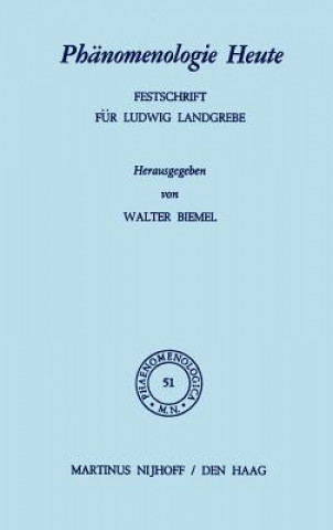 Carte Phanomenologie Heute Walter Biemel