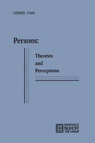 Kniha Persons: Theories and Perceptions Désirée Park