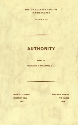 Knjiga Authority F.J. Adelmann