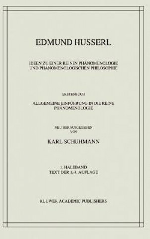 Knjiga Ideen Zu Einer Reinen Phanomenologie Und Phanomenologischen Philosophie Edmund Husserl