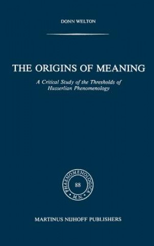 Kniha Origins of Meaning D. Welton