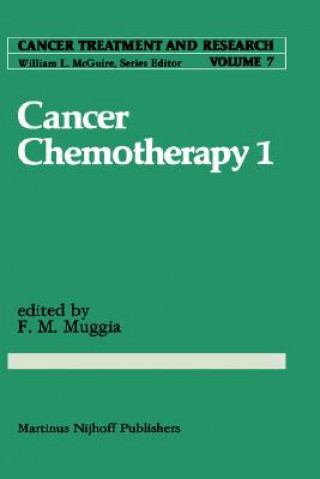 Buch Cancer Chemotherapy 1 Franco M. Muggia