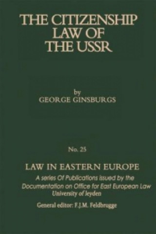 Könyv The Citizenship Law of the USSR George Ginsburgs