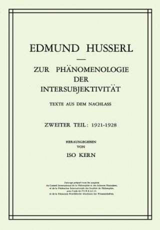 Könyv Temporary Title 19991103 Edmund Husserl