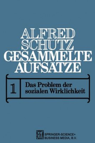 Książka Gesammelte Aufsatze Alfred Schütz