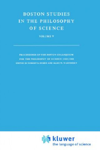 Livre Boston Studies in the Philosophy of Science Robert S. Cohen