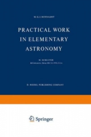 Kniha Practical Work in Elementary Astronomy M. G. J. Minnaert