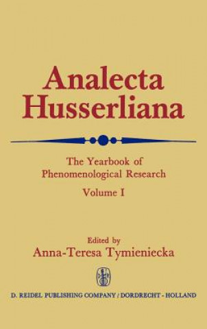 Kniha Analecta Husserliana Anna-Teresa Tymieniecka
