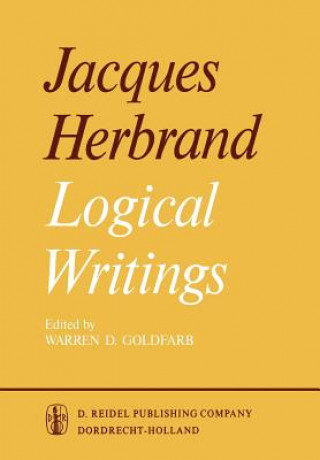 Könyv Logical Writings J. Herbrand