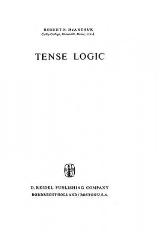 Könyv Tense Logic R. L. McArthur