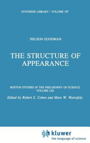 Książka Structure of Appearance Nelson Goodman