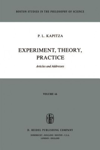 Carte Experiment, Theory, Practice P.L. Kapitza