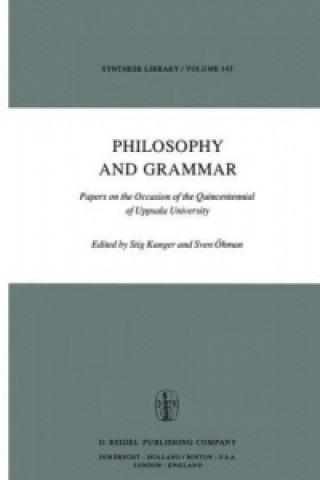 Kniha Philosophy and Grammar S. Kanger
