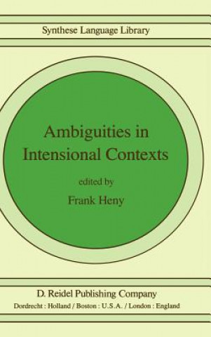 Książka Ambiguities in Intensional Contexts F. Heny