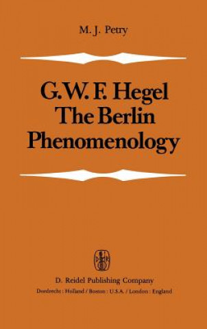 Kniha Berlin Phenomenology Michael J. Petry