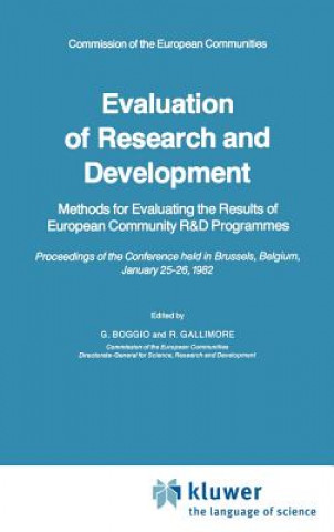 Kniha Evaluation of Research and Development G. Boggio