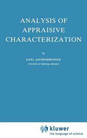 Kniha Analysis of Appraisive Characterization L. Aschenbrenner