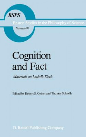 Livre Cognition and Fact Robert S. Cohen